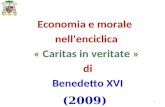1 Economia e morale nell'enciclica « Caritas in veritate » di Benedetto XVI (2009)