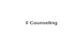 Il Counseling. La «vecchia» concezione del counseling: l’orientamento al lavoro (nel senso di trovare la giusta collocazione professionale di un soggetto.