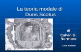 La teoria modale di Duns Scotus di Calvin G. Normore Carlo Romolo.