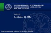 Lettura di XML Lezione 15 Programmazione per la Musica | Prof. Luca A. Ludovico.