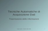 Fabio Garufi - TAADF 2005-20061 Tecniche Automatiche di Acquisizione Dati Trasmissione delle informazioni.
