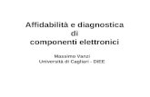 Affidabilità e diagnostica di componenti elettronici Massimo Vanzi Università di Cagliari - DIEE.