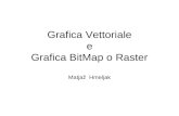 Grafica Vettoriale e Grafica BitMap o Raster Matjaž Hmeljak.