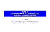 CAP 5 FORMAZIONE E VARIAZIONE DELL’ASSORTIMENTO CLAM MARKETING DISTRIBUTIVO.