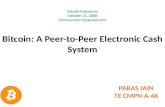 Bitcoin: A Peer-to-Peer Electronic Cash System