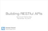 Building RESTful APIs