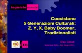 Generazioni Culturali Z, Y, X, Baby Boomer, Tradizionalisti