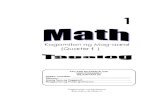 K TO 12 GRADE 1 LEARNING MATERIAL IN MATHEMATICS (Quarter 1)