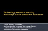 Technology Enhanced Learning Workshop, Social Media for Educators