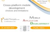 Cross-platform mobile development: choices and limitations  [IndicThreads Mobile Application Development Conference]