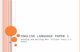 English Language Exam Revision PowerPoint