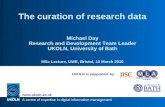 Curation of Research Data