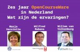 20121114 6 jaar OpenCourseWare in NL voor #OWD12