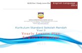 Kssr year 3   yearly lesson plan