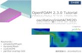 OpenFOAM v2.3.0のチュートリアル 『oscillatingInletACMI2D』