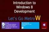 Introduction to Windows 8 Development