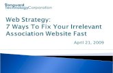 7 Ways To Fix Your Association's Irrelevant Website Fast