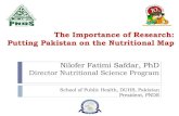 Putting Pakistan on the Nutrition Map 2013