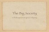 The Big Society - What would Shakespeare say?