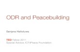 ODR and Peacebuilding