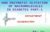 non enzymatic glycation in diabetes