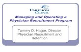 Managing And Operating A Physician Recruitment Program