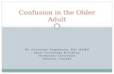 Confusion in the older adult: delirium and dementia