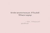 intravenous fluid therapy