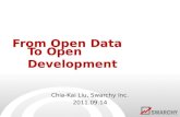 From open data to open development