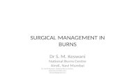 Burn update 2013 by Dr. Sunil Keswani, National Burns Centre, Airoli