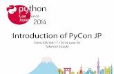 Introduction of PyCon JP / TechLION vol.17