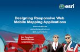 Building responsive web mobile mapping applications