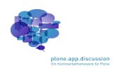 Plone.app.discussion (Pycon DE)