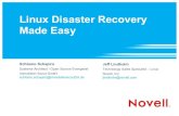 Linux Disaster Recovery Made Easy