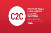 C2C - kuluttajien välisen kaupan ekosysteemi Tori.fi