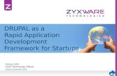 Drupal as a Rapid Application Development (RAD) Framework for Startups