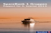 Kvartalsrapport 3. kvartal 2013 SpareBank 1 Gruppen