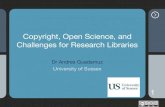 Copyright, Open Science, and Challenges for Research Libraries