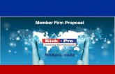 Member firm proposal 2013