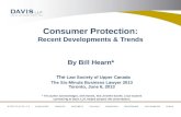 Consumer Protection: Recent Developments and Trends