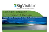 Leading and Managing Through the Design of Environments