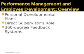 Performance management and employee development