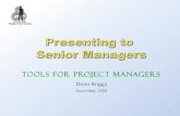 Giving Presentations to Senior Managers