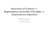 Inversion of Control vs. Dependency Inversion Principle vs. Dependency Injection