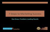 7 steps to marketing success   sugar con 2010