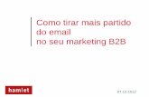 Email marketing para b2b