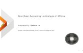 Merchant acquiring Business Landscape in China