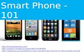 Smart Phones - 101