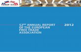 52th Annual Report of The European Free Trade Association 2012