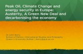 Peak oil, climate change and energy security   john barry